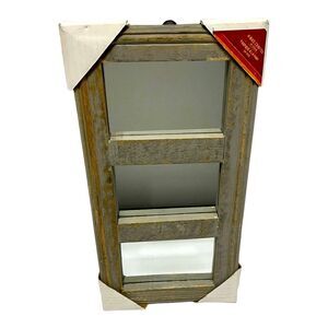 Rustic Western Vintage Handmade 3-Pane Mirror